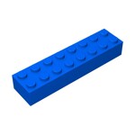 Brick 2 x 8 #93888 - 23-Blue