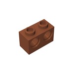 Technic, Brick 1 x 2 with Holes #32000 - 38-Dark Orange