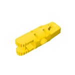 Hinge Cylinder 1 x 3 Locking with 1 Finger and 2 Fingers On Ends #30554 - 24-Yellow