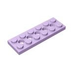 Technic, Plate 2 x 6 with 5 Holes #32001 - 325-Lavender