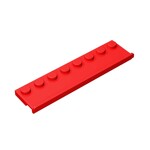 Modified 2 x 8 With Door Rail #30586 - 21-Red