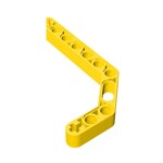 Technic Beam 1 x 11.5 Double Bent Thick #32009 - 24-Yellow