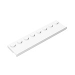 Modified 2 x 8 With Door Rail #30586 - 1-White