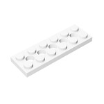 Technic, Plate 2 x 6 with 5 Holes #32001 - 1-White