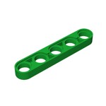 Technic Beam 1 x 5 Thin #32017 - 28-Green