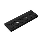 Technic, Plate 2 x 6 with 5 Holes #32001 - 26-Black