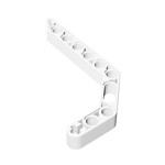 Technic Beam 1 x 11.5 Double Bent Thick #32009 - 1-White