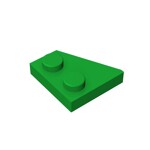 Wedge Plate 2 x 2 Right #24307 - 28-Green