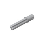 Technic Axle Pin 3L with Friction Ridges Lengthwise and 2L Axle #18651 - 194-Light Bluish Gray