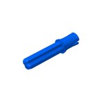 Technic Axle Pin 3L with Friction Ridges Lengthwise and 2L Axle #18651 - 23-Blue