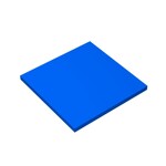 Tile 6 x 6 with Bottom Tubes #10202 - 23-Blue