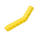 Technic Beam 1 x 9 Bent (6 - 4) Thick #6629 - 24-Yellow