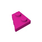 Wedge Plate 2 x 2 Left #24299 - 124-Magenta