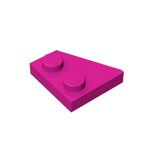 Wedge Plate 2 x 2 Right #24307 - 124-Magenta