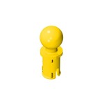 Technic Pin with Friction Ridges Lengthwise and Towball #6628 - 24-Yellow