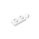 Plate Special 1 x 2 with End Towball #22890 - 1-White