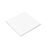 Tile 6 x 6 with Bottom Tubes #10202 - 1-White