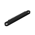 Technic Gear Rack 1 x 8 with Holes #6630 - 26-Black