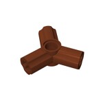 Technic Axle and Pin Connector Triple [120 Offset] #10288 - 192-Reddish Brown