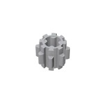 Technic Gear 8 Tooth [Reinforced] #10928 - 194-Light Bluish Gray