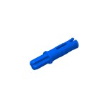 Technic Axle Pin 3L with Friction Ridges Lengthwise and 1L Axle #11214 - 23-Blue