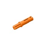 Technic Axle Pin 3L with Friction Ridges Lengthwise and 1L Axle #11214 - 106-Orange