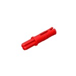 Technic Axle Pin 3L with Friction Ridges Lengthwise and 1L Axle #11214 - 21-Red