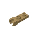 Plate Special 1 x 2 5.9mm End Cup #14418 - 138-Dark Tan