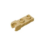 Plate Special 1 x 2 5.9mm End Cup #14418 - 5-Tan