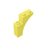 Brick Arch 1 x 3 x 3 [Gothic] #13965 - 226-Bright Light Yellow