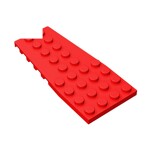 Wedge Plate 4 x 9 with Stud Notches #14181 - 21-Red