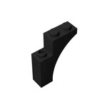 Brick Arch 1 x 3 x 3 [Gothic] #13965 - 26-Black