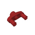 Pin Connector 3L With 2 Pins And Center Hole #15461 - 154-Dark Red