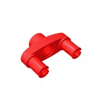 Pin Connector 3L With 2 Pins And Center Hole #15461 - 21-Red