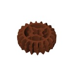 Technic Gear 20 Tooth Double Bevel with Axle Hole Type 1 [+ Opening] #18575 - 192-Reddish Brown