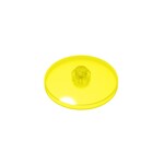 Dish 4 x 4 Inverted (Radar) With Solid Stud #3960 - 44-Trans-Yellow