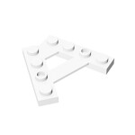 Plate Special 4 Stud 45 Angle Plate #15706 - 1-White