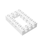 Brick 4 x 6 Open Center #32531 - 1-White