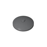 Dish 4 x 4 Inverted (Radar) With Solid Stud #3960 - 199-Dark Bluish Gray