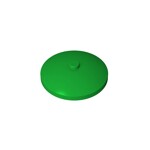 Dish 4 x 4 Inverted (Radar) With Solid Stud #3960 - 28-Green