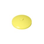 Dish 4 x 4 Inverted (Radar) With Solid Stud #3960 - 226-Bright Light Yellow