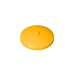 Dish 4 x 4 Inverted (Radar) With Solid Stud #3960 - 191-Bright Light Orange