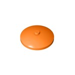 Dish 4 x 4 Inverted (Radar) With Solid Stud #3960 - 106-Orange