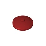 Dish 4 x 4 Inverted (Radar) With Solid Stud #3960 - 154-Dark Red