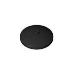 Dish 4 x 4 Inverted (Radar) With Solid Stud #3960 - 26-Black