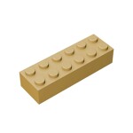 Brick 2 x 6 #44237 - 5-Tan