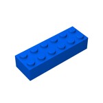 Brick 2 x 6 #44237 - 23-Blue