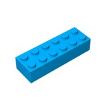 Brick 2 x 6 #44237 - 321-Dark Azure