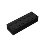 Brick 2 x 6 #44237 - 26-Black