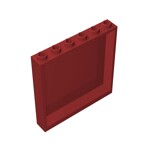 Panel 1 x 6 x 5 #59349 - 154-Dark Red